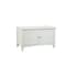 Alaterre Furniture Shaker Cottage Storage Cabinet Bench, Ivory ASCA05IV - alternate 1